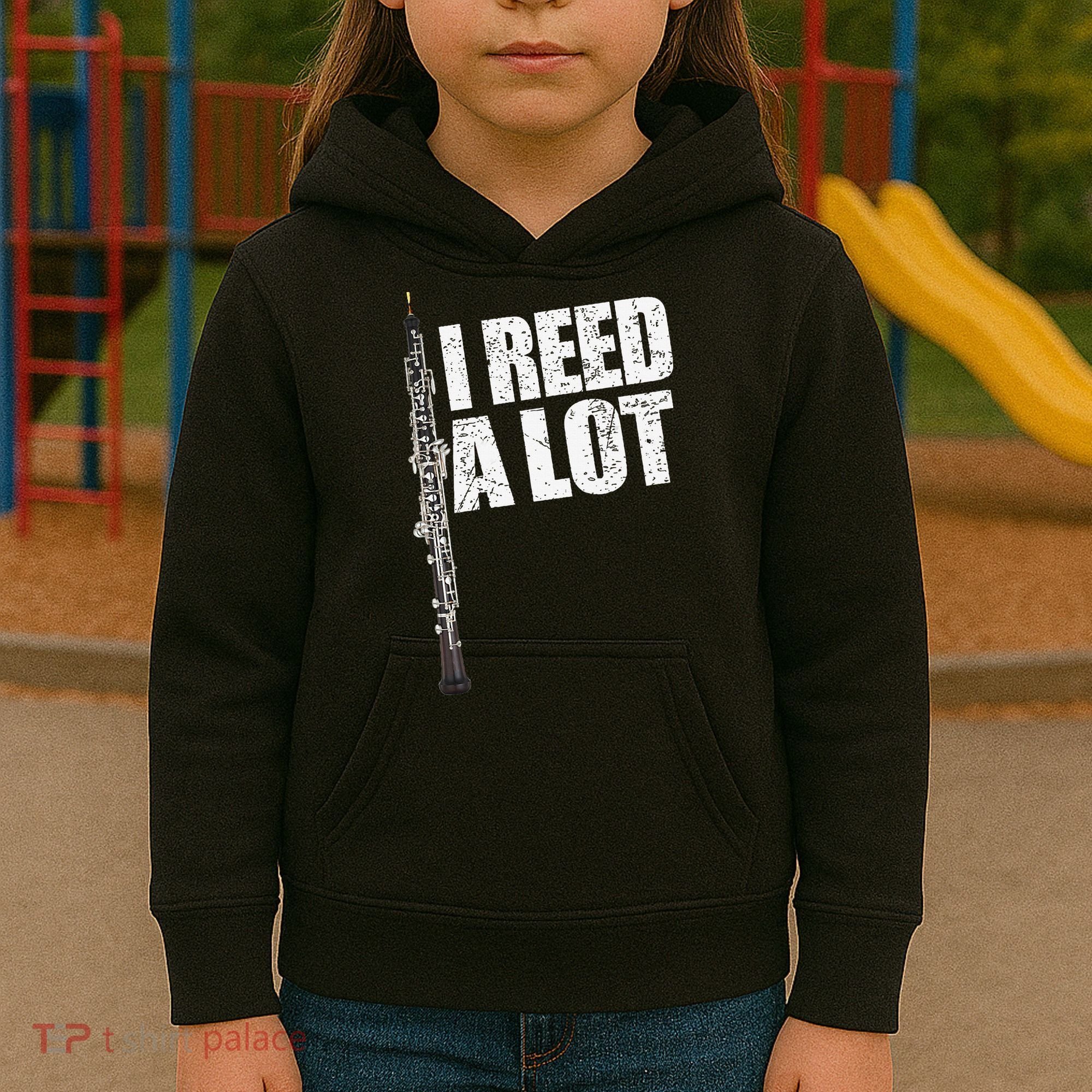 I Reed A Lot Oboe Player Funny Oboes Music Gift Kids Hoodie