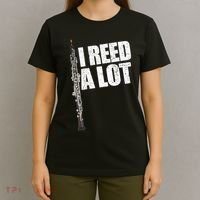 I Reed A Lot Oboe Player Funny Oboes Music Gift T-Shirt thumb 4