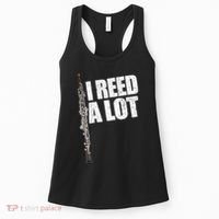 I Reed A Lot Oboe Player Funny Oboes Music Gift Women's Tank Top thumb 0