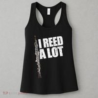 I Reed A Lot Oboe Player Funny Oboes Music Gift Women's Tank Top thumb 3