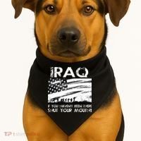 Iraq If You Haven't Been There Shut Your Mouth USA-Made Doggie Bandana thumb 1