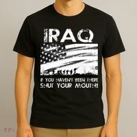 Iraq If You Haven't Been There Shut Your Mouth T-Shirt thumb 3