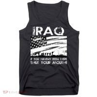 Iraq If You Haven't Been There Shut Your Mouth Tank Top thumb 0