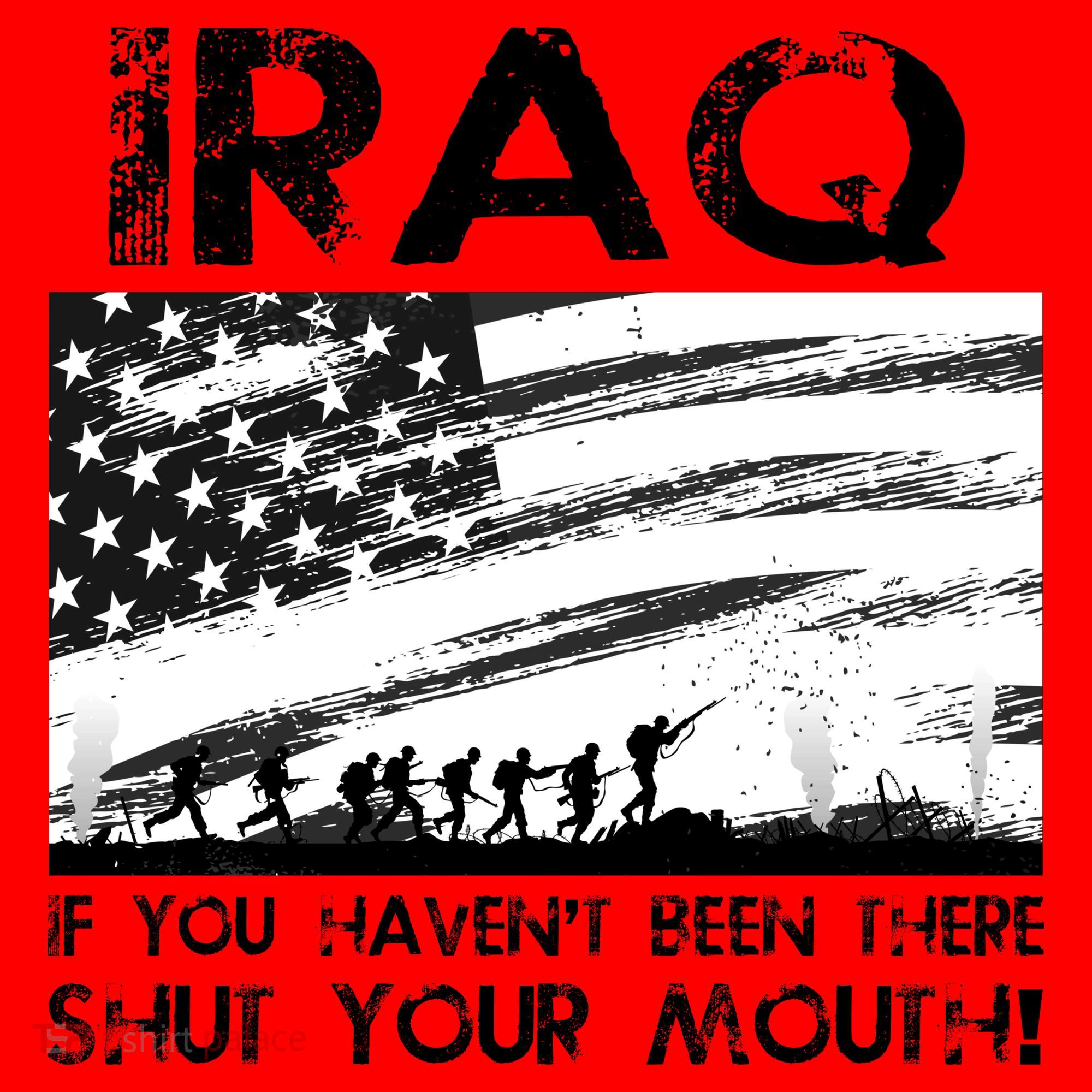 Iraq If You Haven't Been There Shut Your Mouth Santa Hat