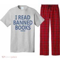 I Read Banned Books Iowa Student Pajama Set thumb 0