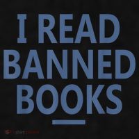 I Read Banned Books Iowa Student Ladies PosiCharge Tri-Blend Wicking Tank thumb 2