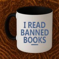 I Read Banned Books Iowa Student Coffee Mug thumb 2