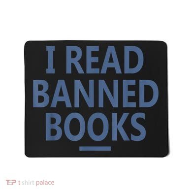I Read Banned Books Iowa Student Mousepad