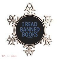 I Read Banned Books Iowa Student Ornament thumb 0