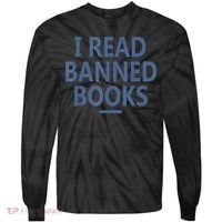 I Read Banned Books Iowa Student Tie-Dye Long Sleeve Shirt thumb 0