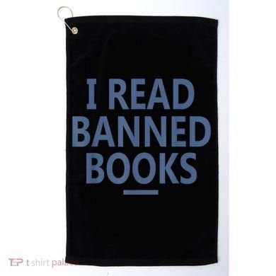 I Read Banned Books Iowa Student Golf Towel