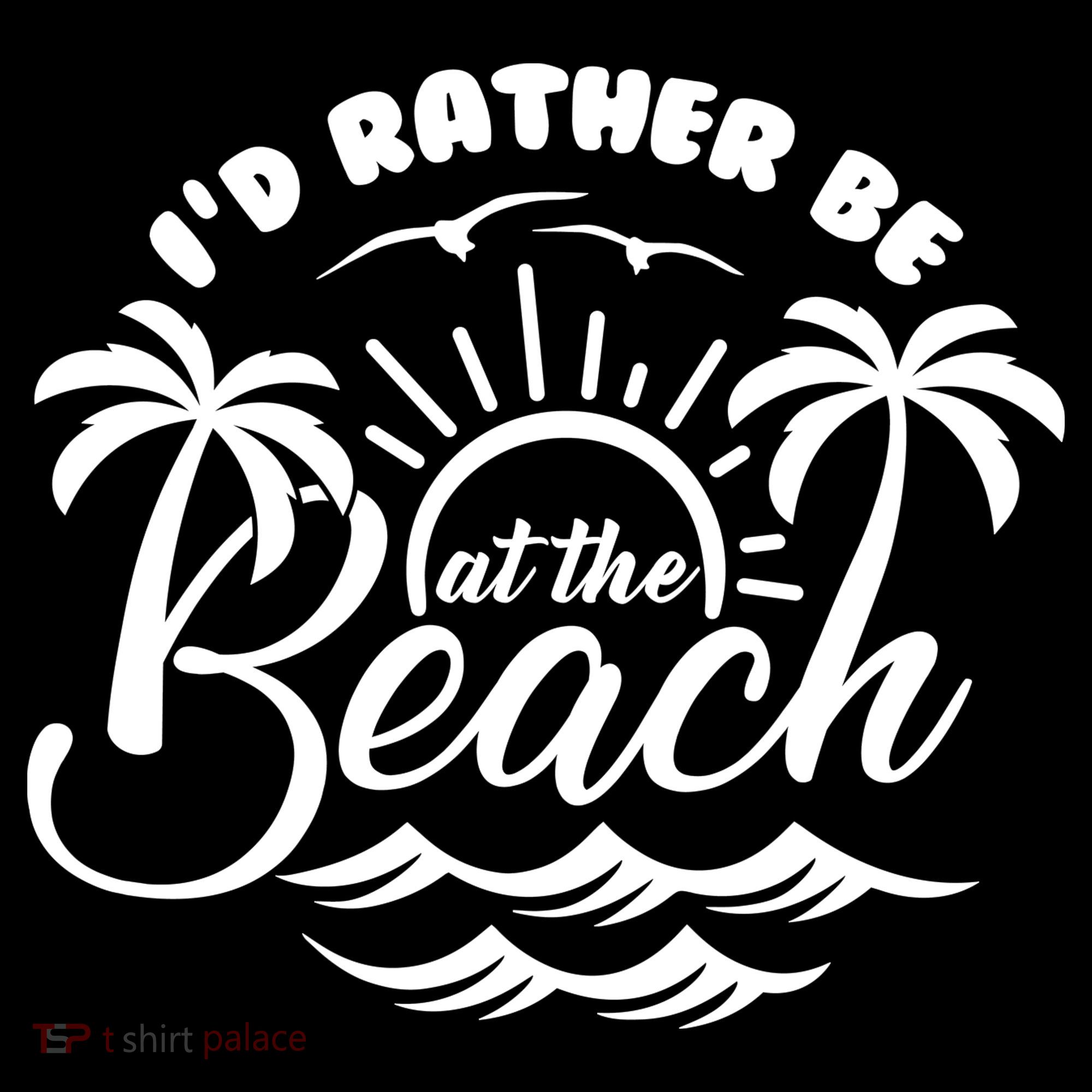 I'd Rather Be At The Beach Vacation Doggie Tank
