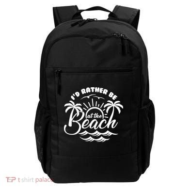 I'd Rather Be At The Beach Vacation Backpack