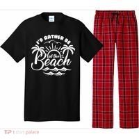 I'd Rather Be At The Beach Vacation Pajama Set thumb 0