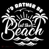 I'd Rather Be At The Beach Vacation Women's Hoodie thumb 2