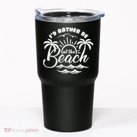 I'd Rather Be At The Beach Vacation Tumbler thumb 0