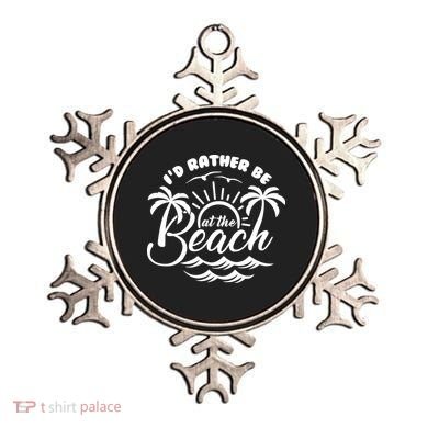 I'd Rather Be At The Beach Vacation Ornament