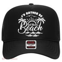 I'd Rather Be At The Beach Vacation Hat thumb 0