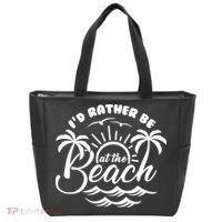 I'd Rather Be At The Beach Vacation Tote Bag thumb 0