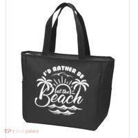 I'd Rather Be At The Beach Vacation Tote Bag thumb 3