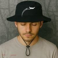 I'd Rather Be Flying Airplane Pilot Bucket Hat thumb 2