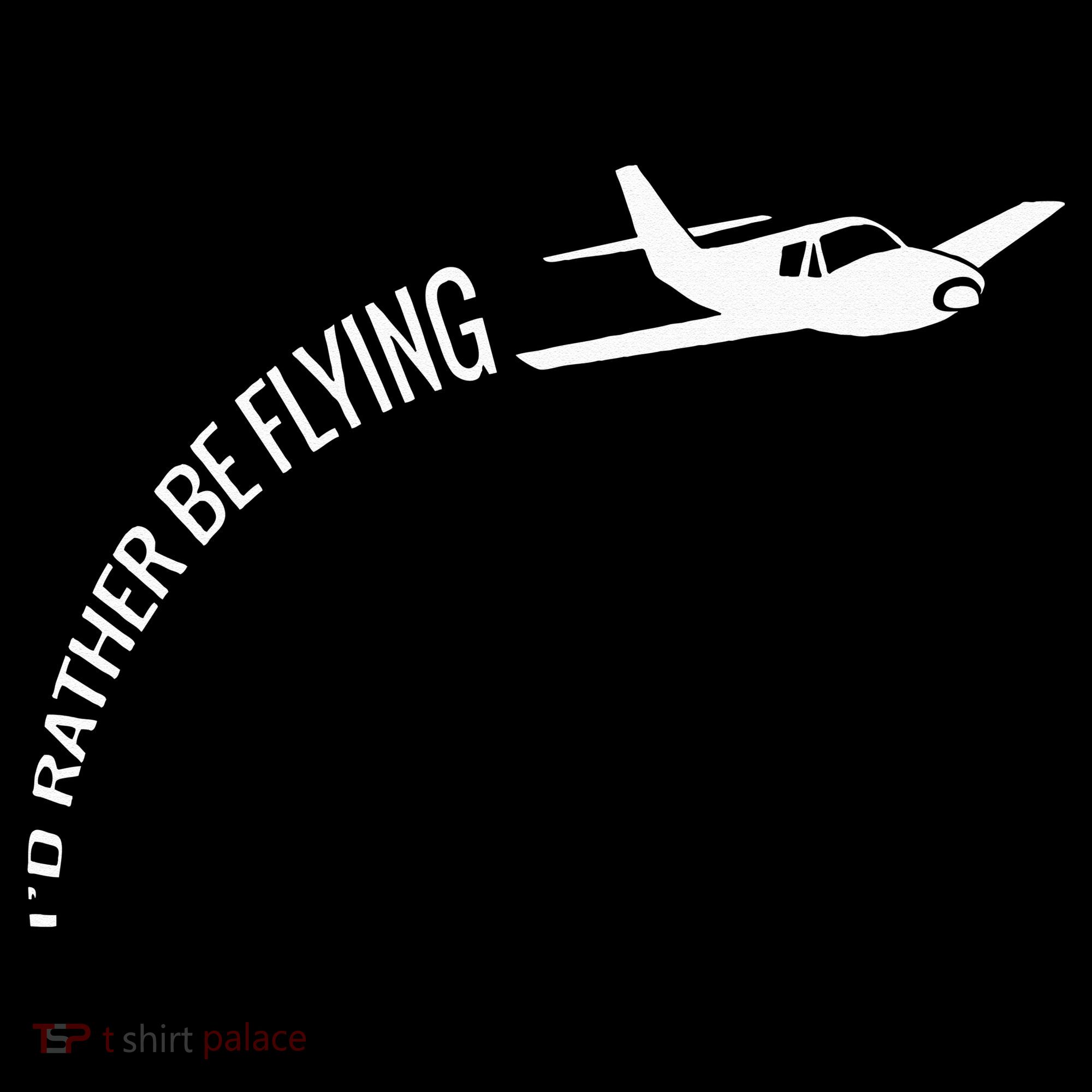 I'd Rather Be Flying Airplane Pilot Bucket Hat
