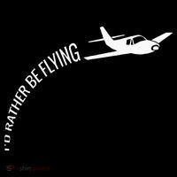 I'd Rather Be Flying Airplane Pilot Coaster thumb 2