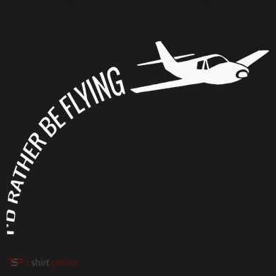 I'd Rather Be Flying Airplane Pilot Womens Funnel Neck Pullover Hood