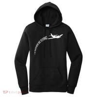 I'd Rather Be Flying Airplane Pilot Women's Hoodie thumb 0