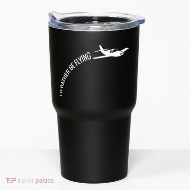 I'd Rather Be Flying Airplane Pilot Tumbler