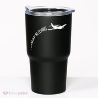 I'd Rather Be Flying Airplane Pilot Tumbler thumb 0