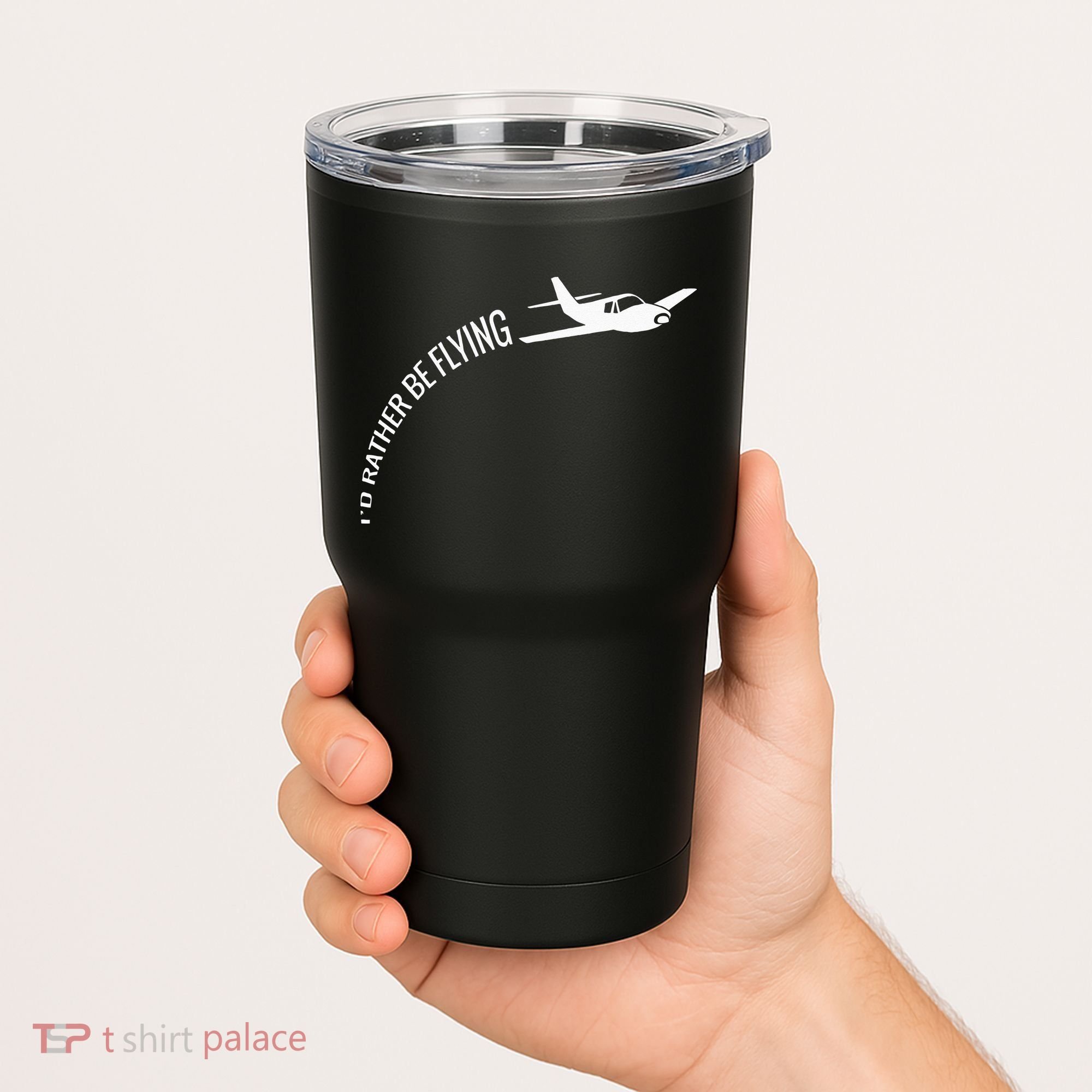 I'd Rather Be Flying Airplane Pilot Tumbler