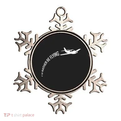 I'd Rather Be Flying Airplane Pilot Ornament