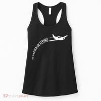 I'd Rather Be Flying Airplane Pilot Women's Tank Top thumb 0