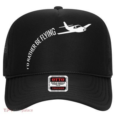 I'd Rather Be Flying Airplane Pilot Hat