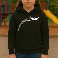 I'd Rather Be Flying Airplane Pilot Kids Hoodie thumb 3