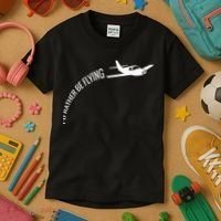 I'd Rather Be Flying Airplane Pilot Kids T-Shirt thumb 3