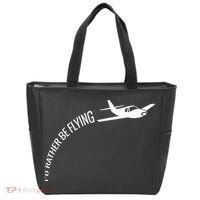 I'd Rather Be Flying Airplane Pilot Tote Bag thumb 0