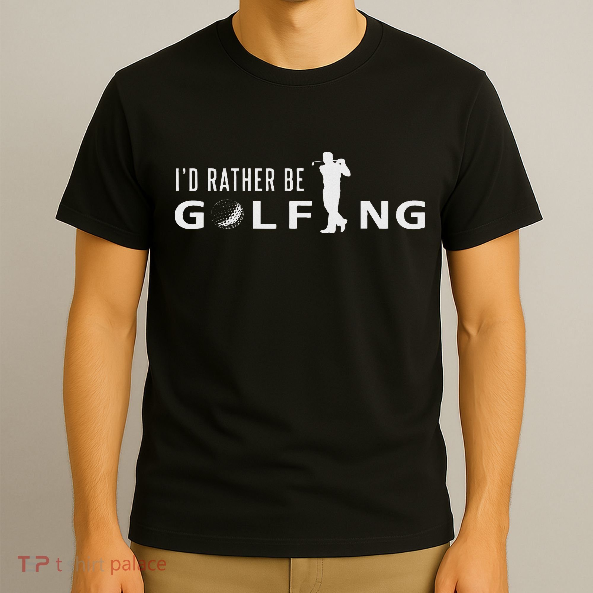 I'd Rather Be Golfing For Golfer Funny Golf T-Shirt