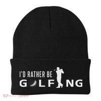 I'd Rather Be Golfing For Golfer Funny Golf Beanie thumb 0