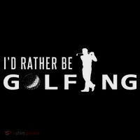 I'd Rather Be Golfing For Golfer Funny Golf Women's Tank Top thumb 5