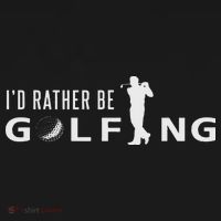 I'd Rather Be Golfing For Golfer Funny Golf Baby Bodysuit thumb 2