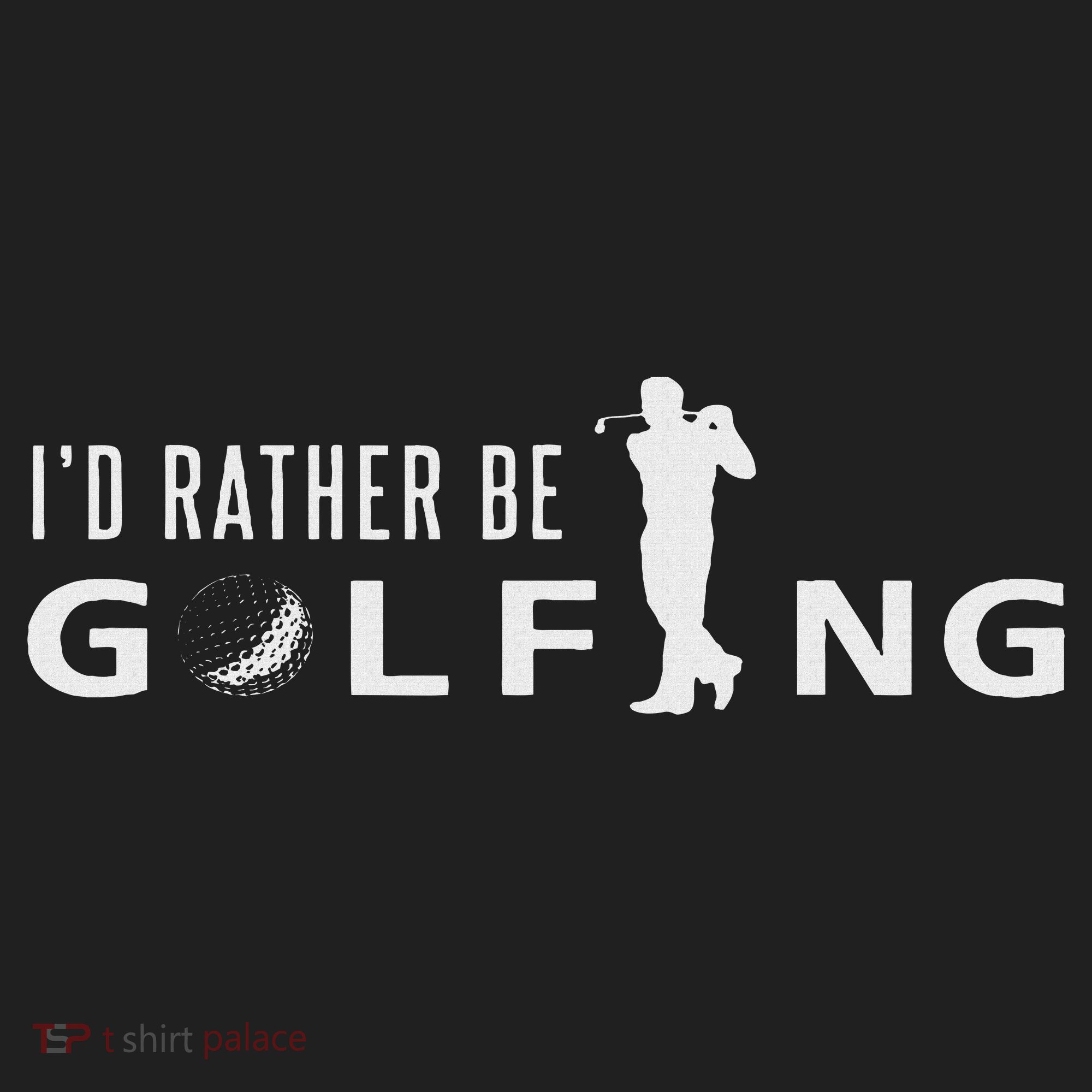 I'd Rather Be Golfing For Golfer Funny Golf Hat
