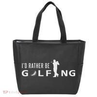 I'd Rather Be Golfing For Golfer Funny Golf Tote Bag thumb 0