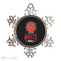 ID Rather Be Playing Bocce Ball Lawn Bowling Bocce Ball Meaningful Gift Ornament thumb 0