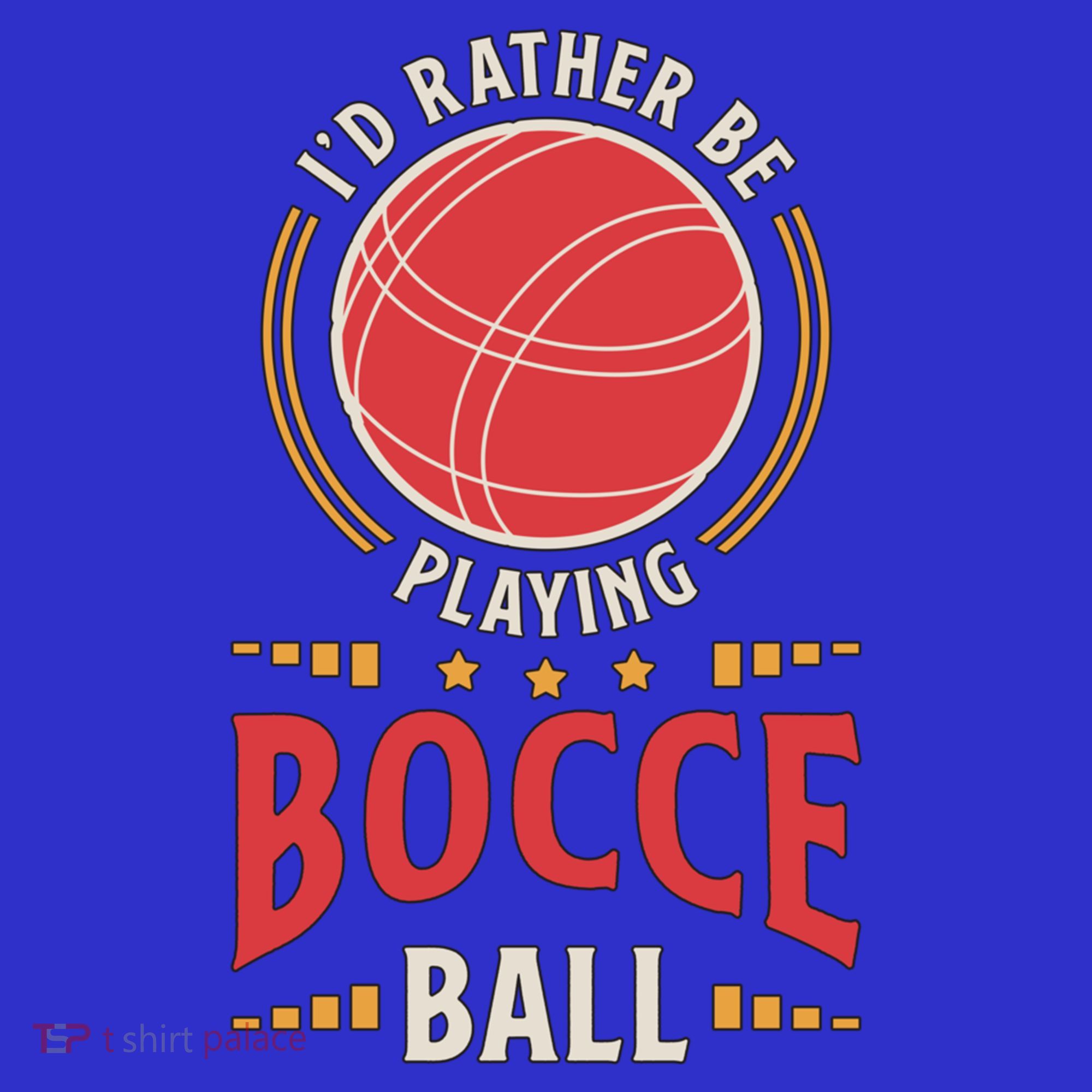 ID Rather Be Playing Bocce Ball Lawn Bowling Bocce Ball Meaningful Gift Women's Tank Top