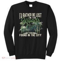 I'd Rather Be Lost In The Woods Than Found In The City Hunt Sweatshirt thumb 0