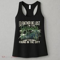 I'd Rather Be Lost In The Woods Than Found In The City Hunt Women's Tank Top thumb 3