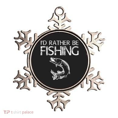 I'd Rather Be Fishing Gift Fisherman Great Gift Cute Gift Ornament