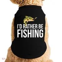 Id Rather Be Fishing Doggie Tank thumb 0